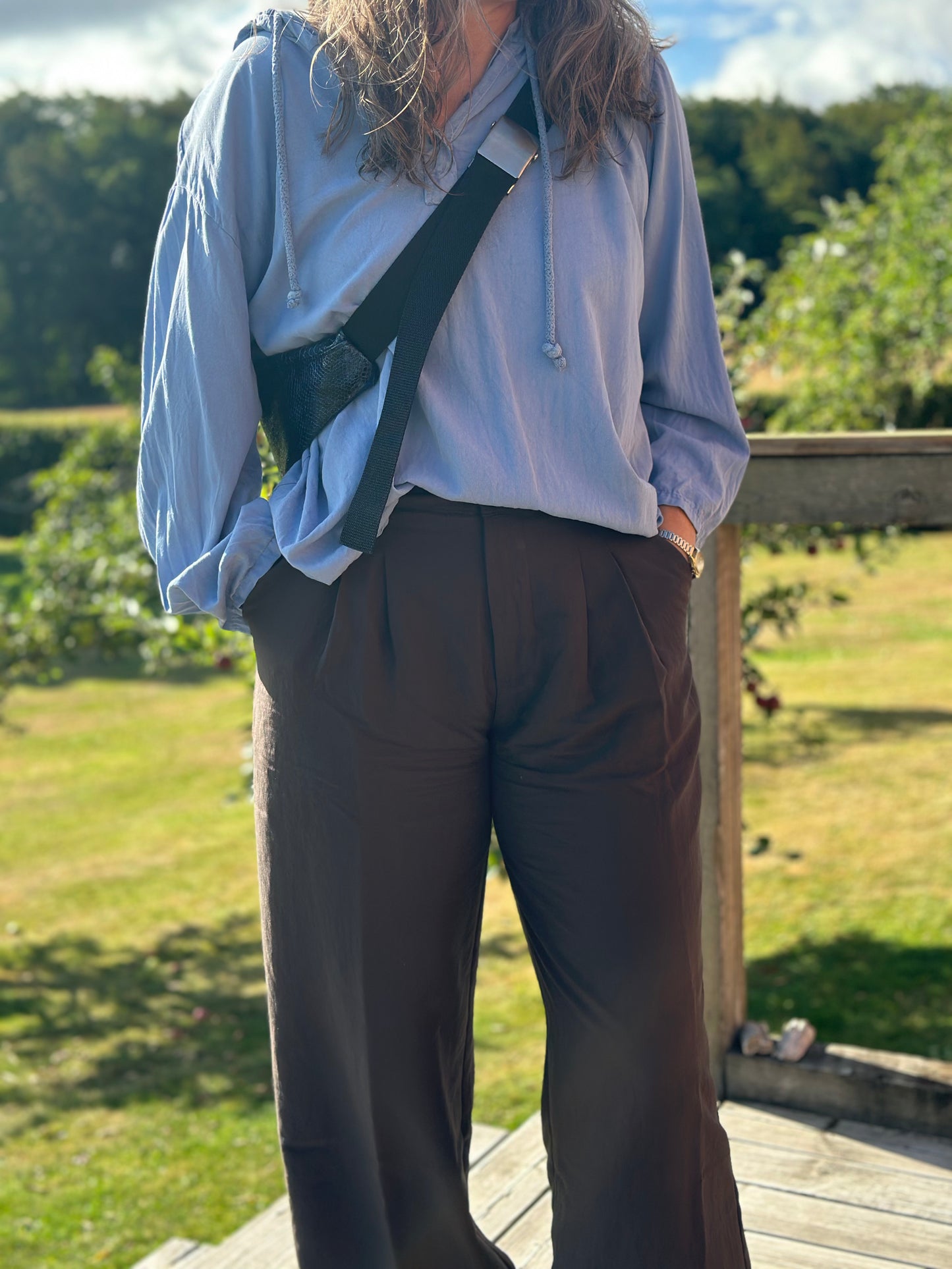 Blå, Crossbody-taske