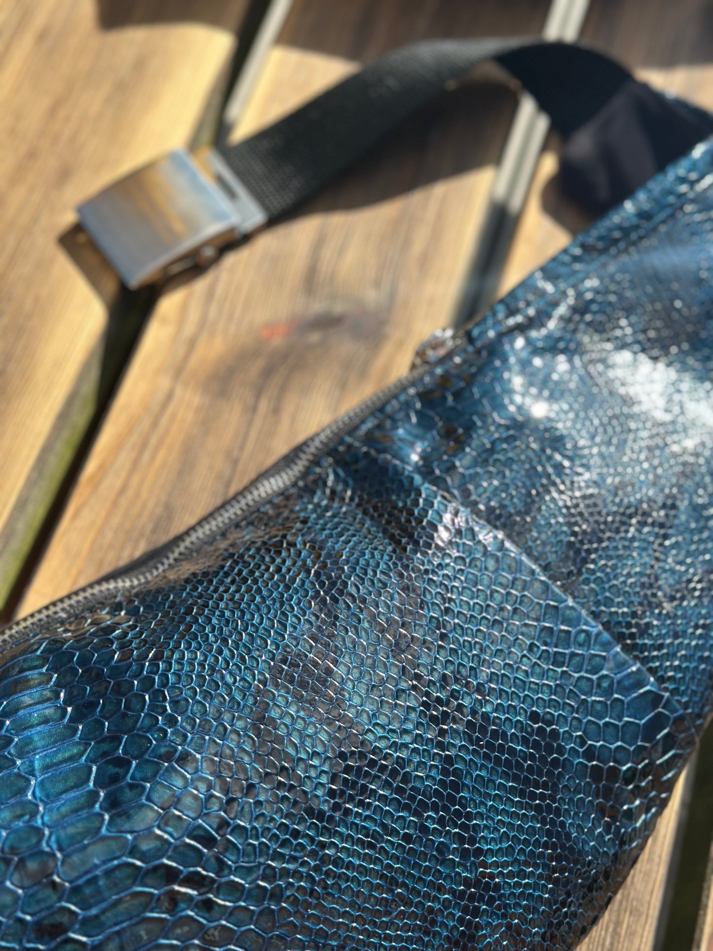 Blå, Crossbody-taske