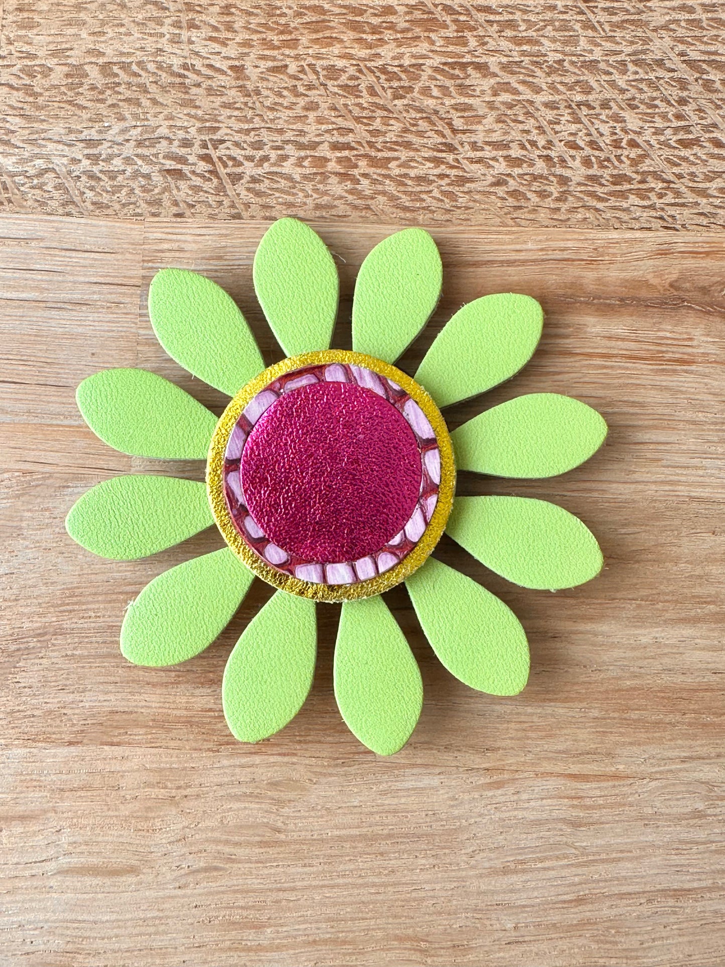 Stor grøn blomst