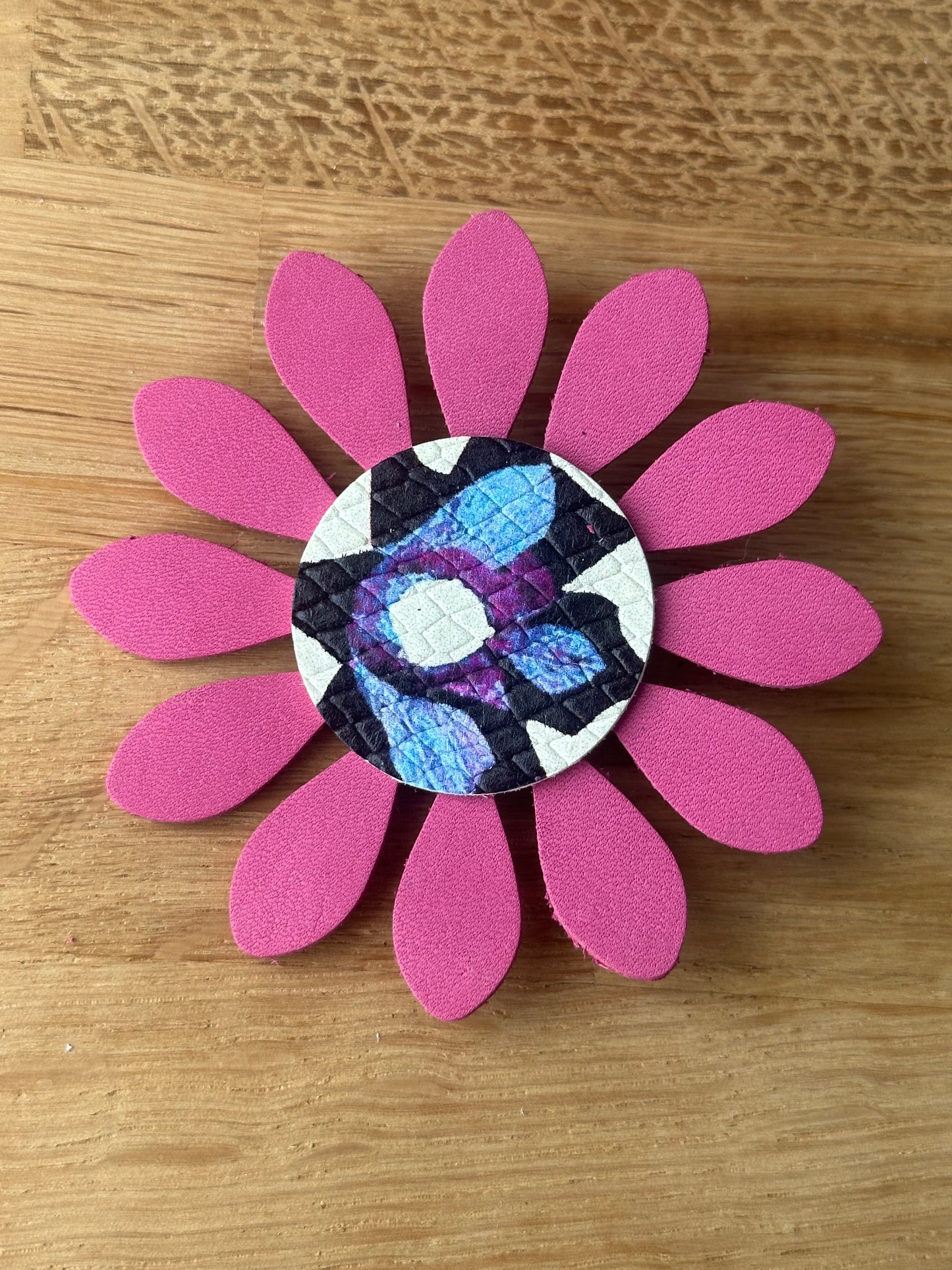 Stor lyserød blomst