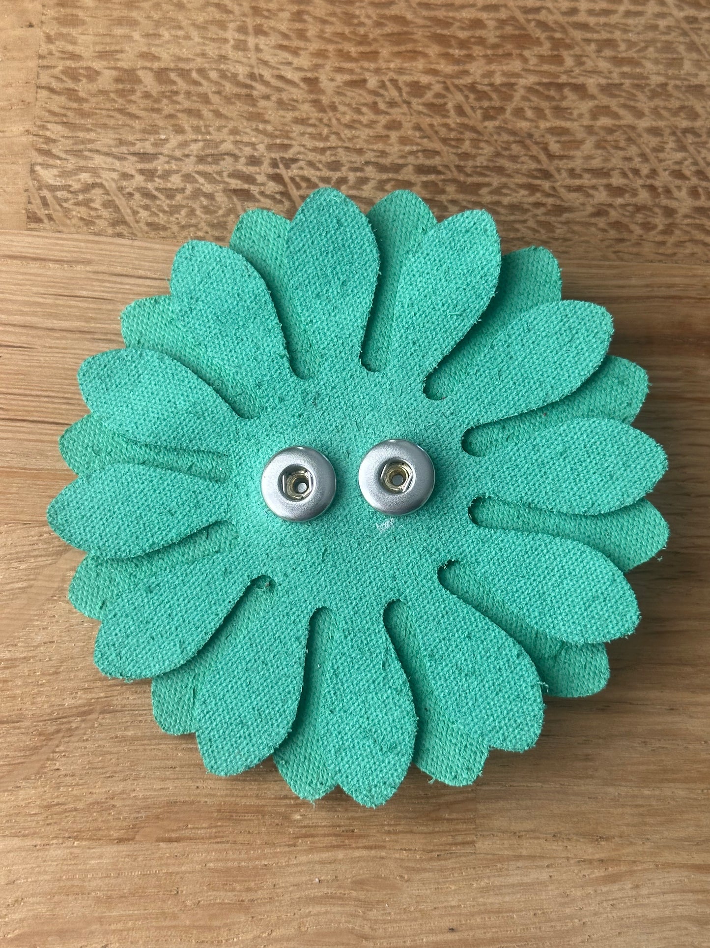 Stor grøn blomst
