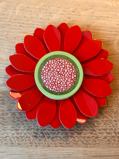 Stor rød blomst