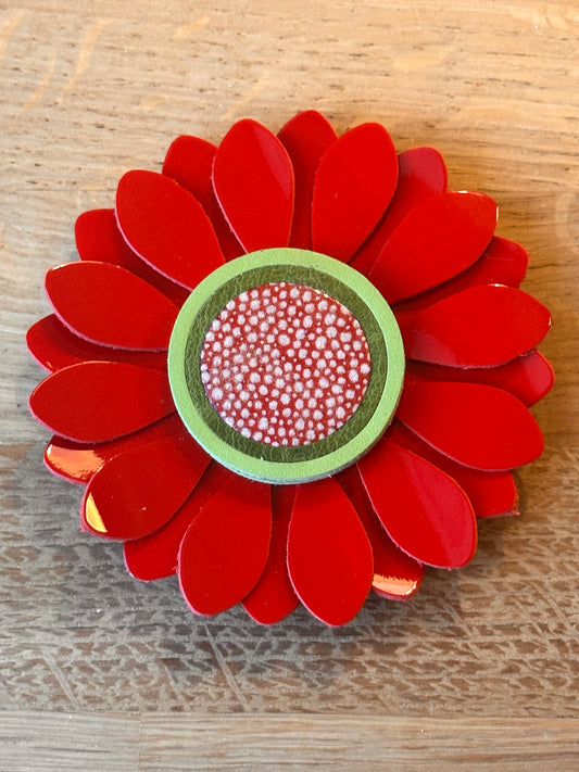 Stor rød blomst