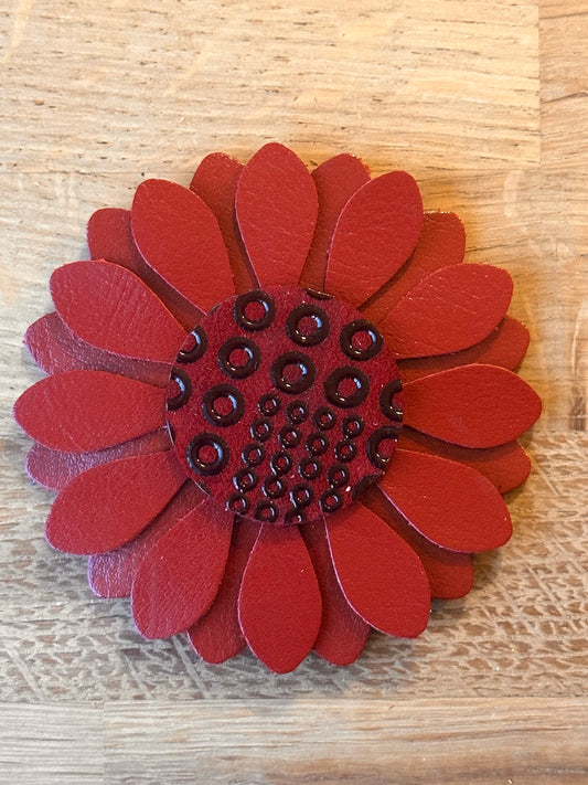 Stor rød blomst