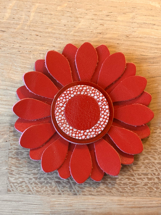 Stor rød blomst