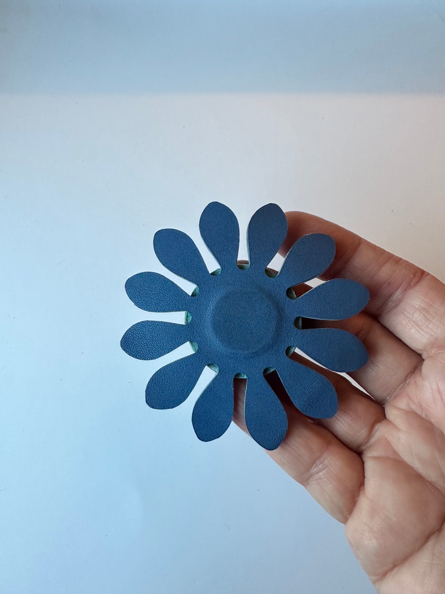 Stor blå blomst