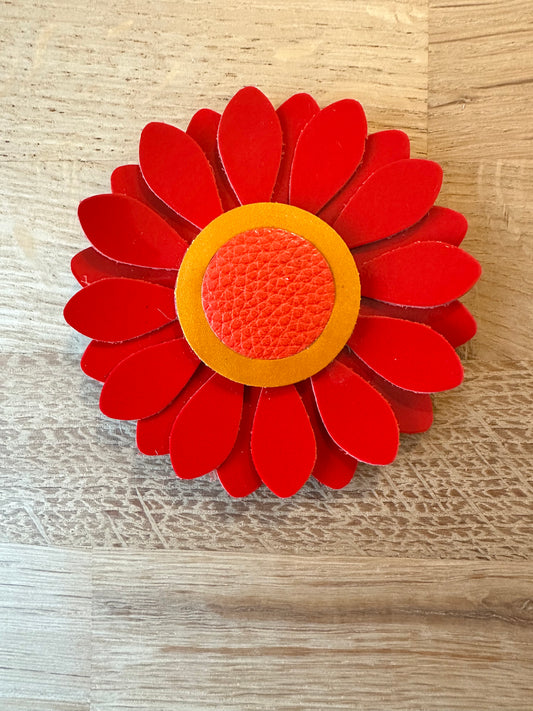 Stor rød blomst