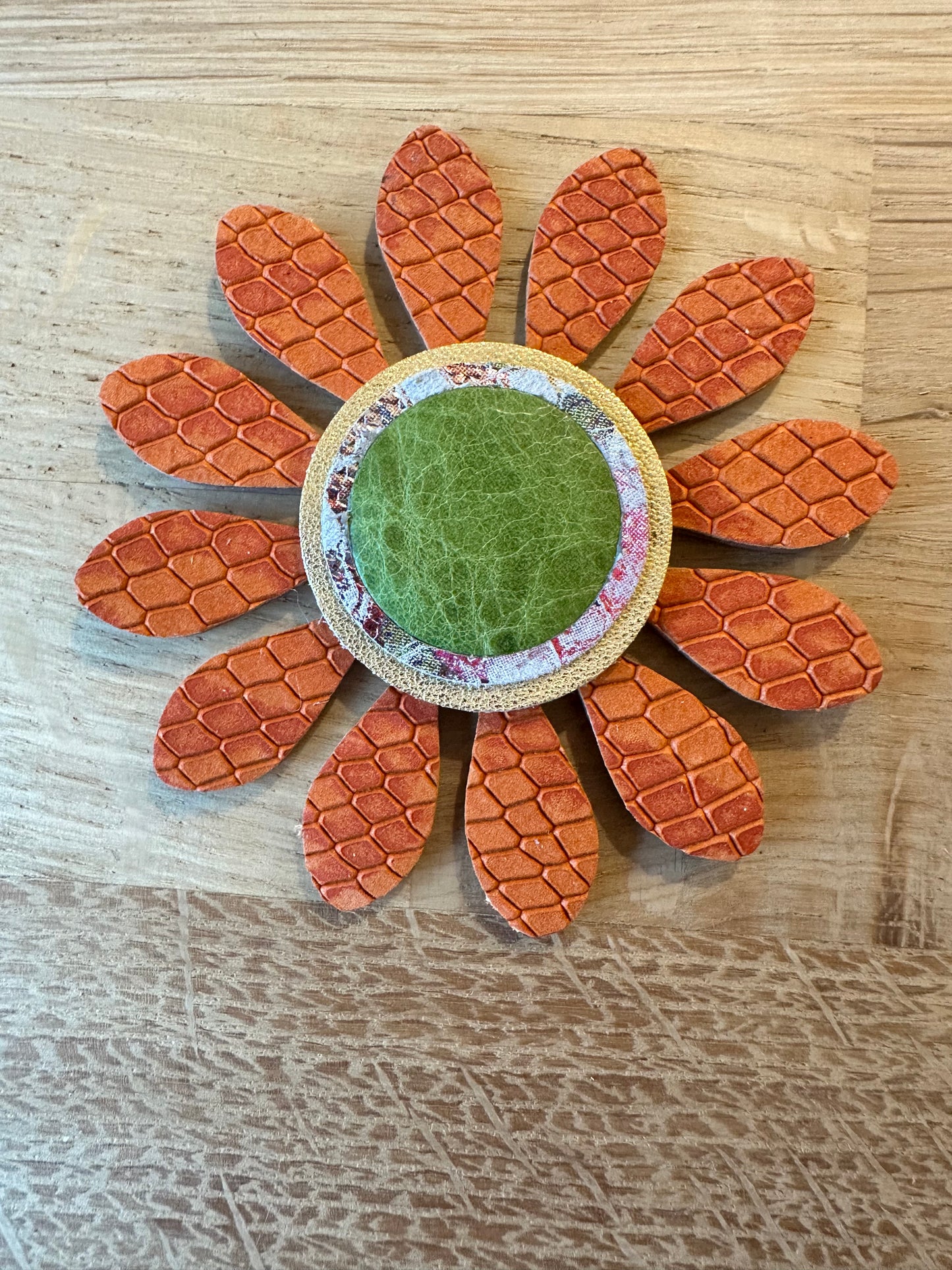 Stor orange blomst