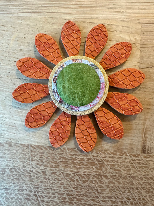Stor orange blomst