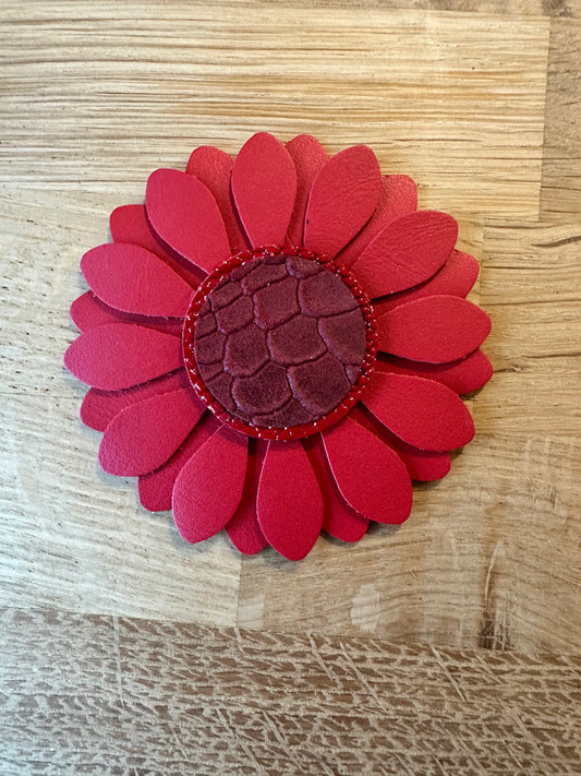 Stor rød blomst