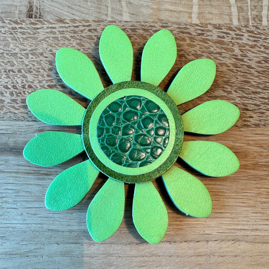 Stor grøn blomst