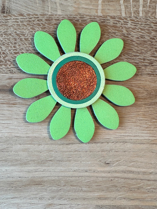 Stor grøn blomst