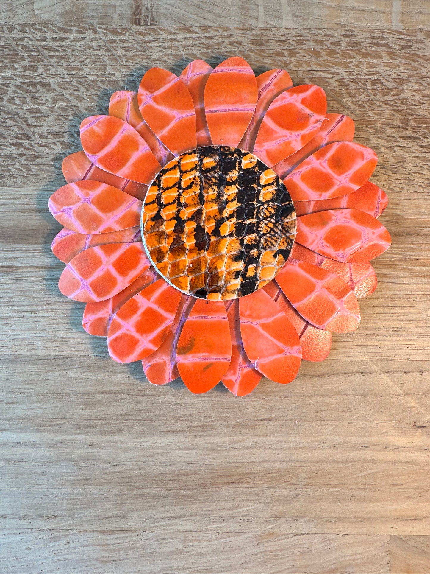 Stor orange blomst