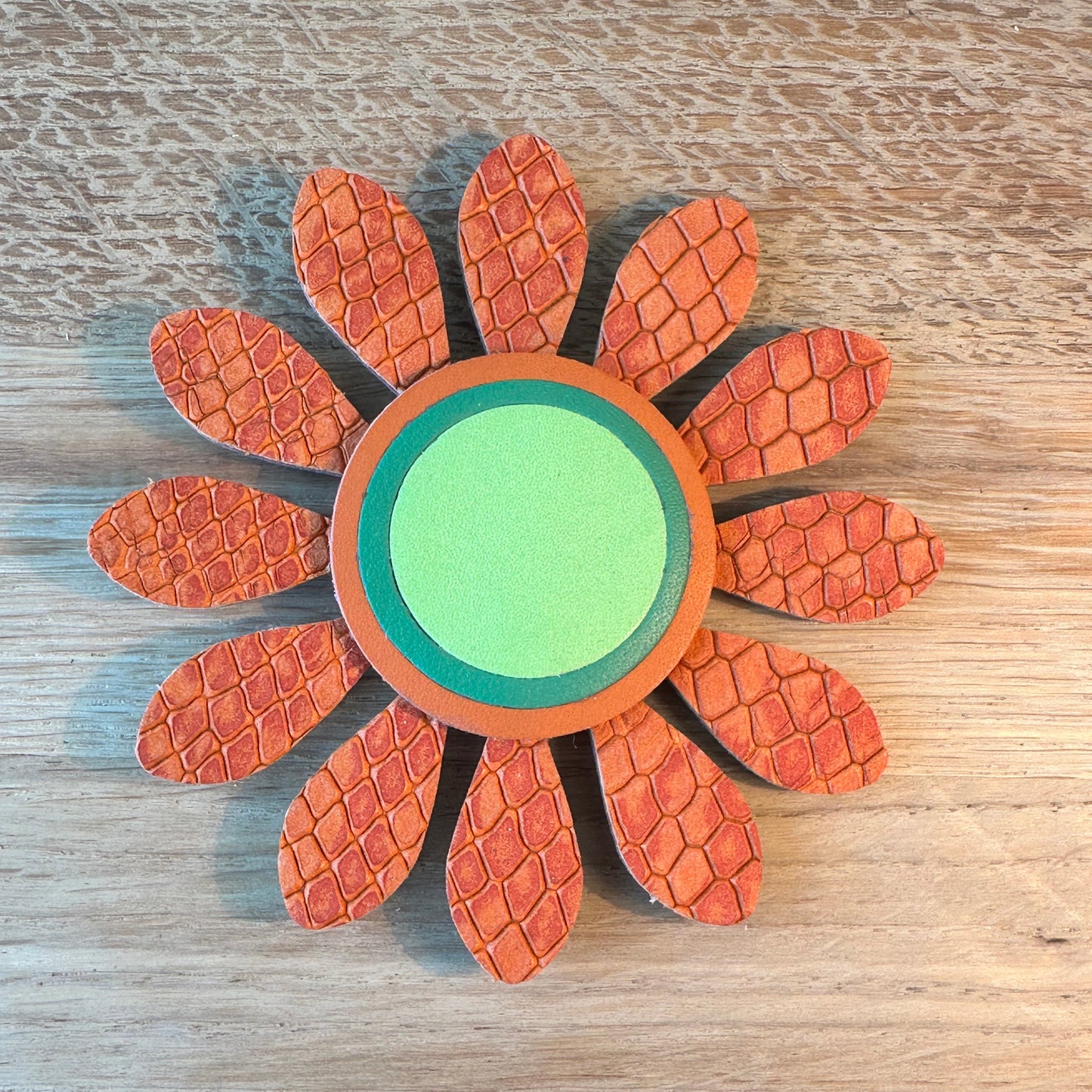 Stor orange blomst