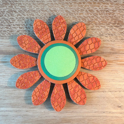 Stor orange blomst