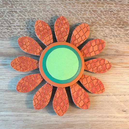 Stor orange blomst