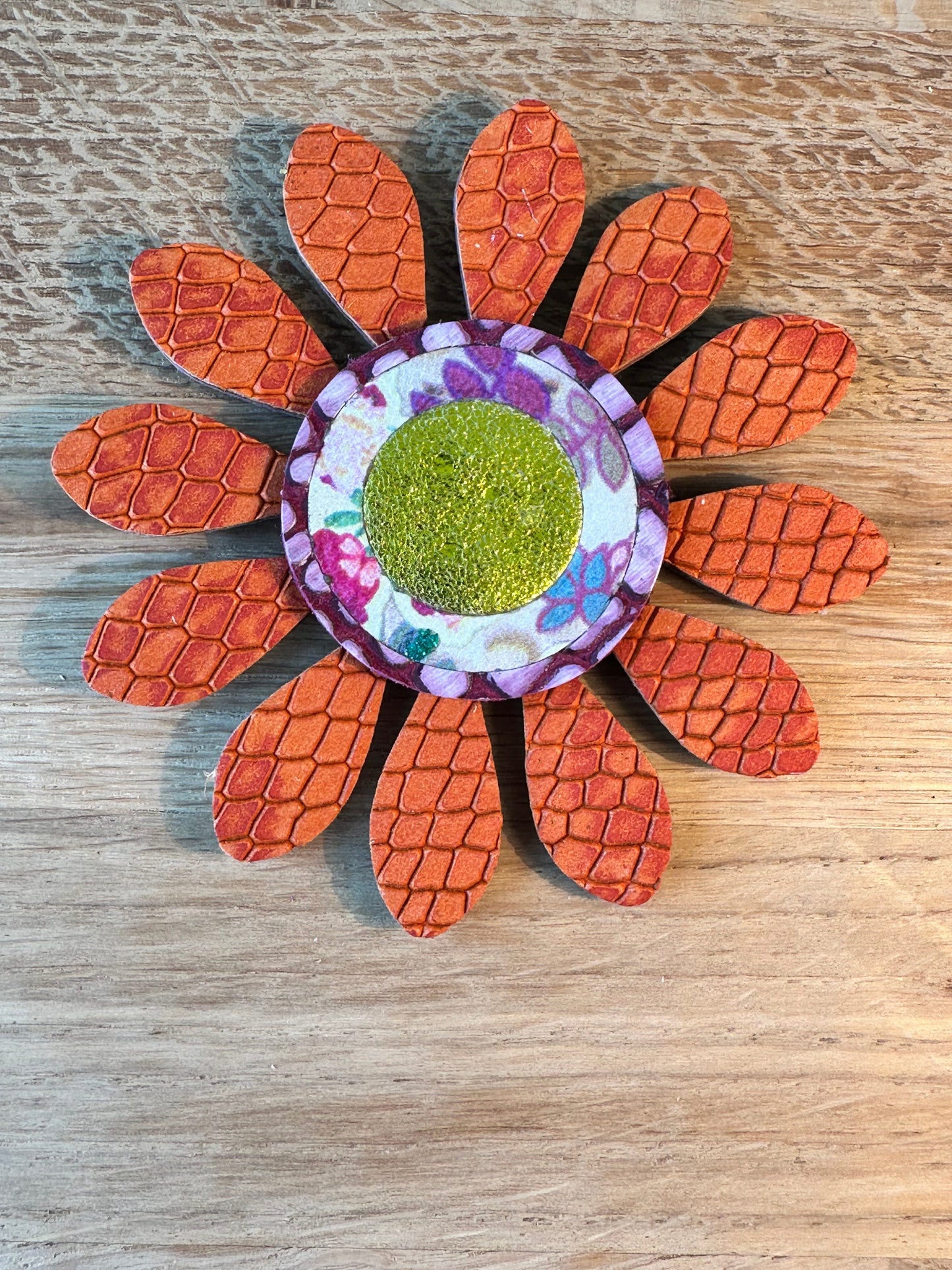 Stor orange blomst