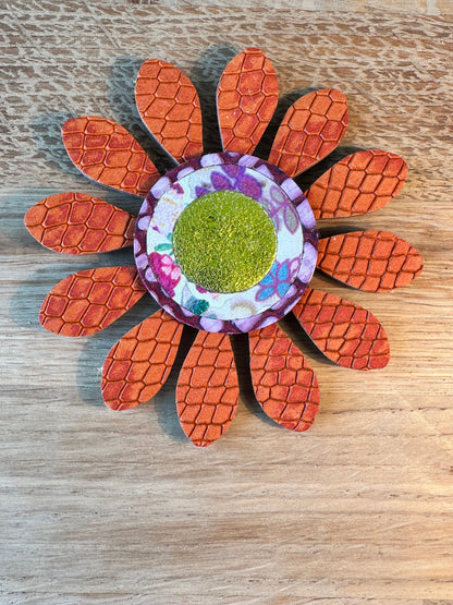 Stor orange blomst