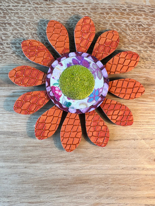 Stor orange blomst