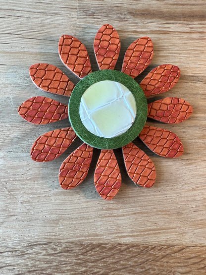 Stor orange blomst