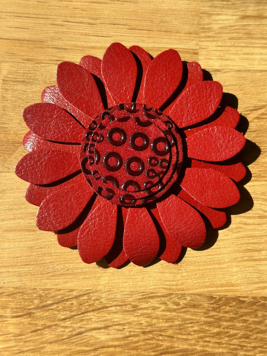Stor rød blomst