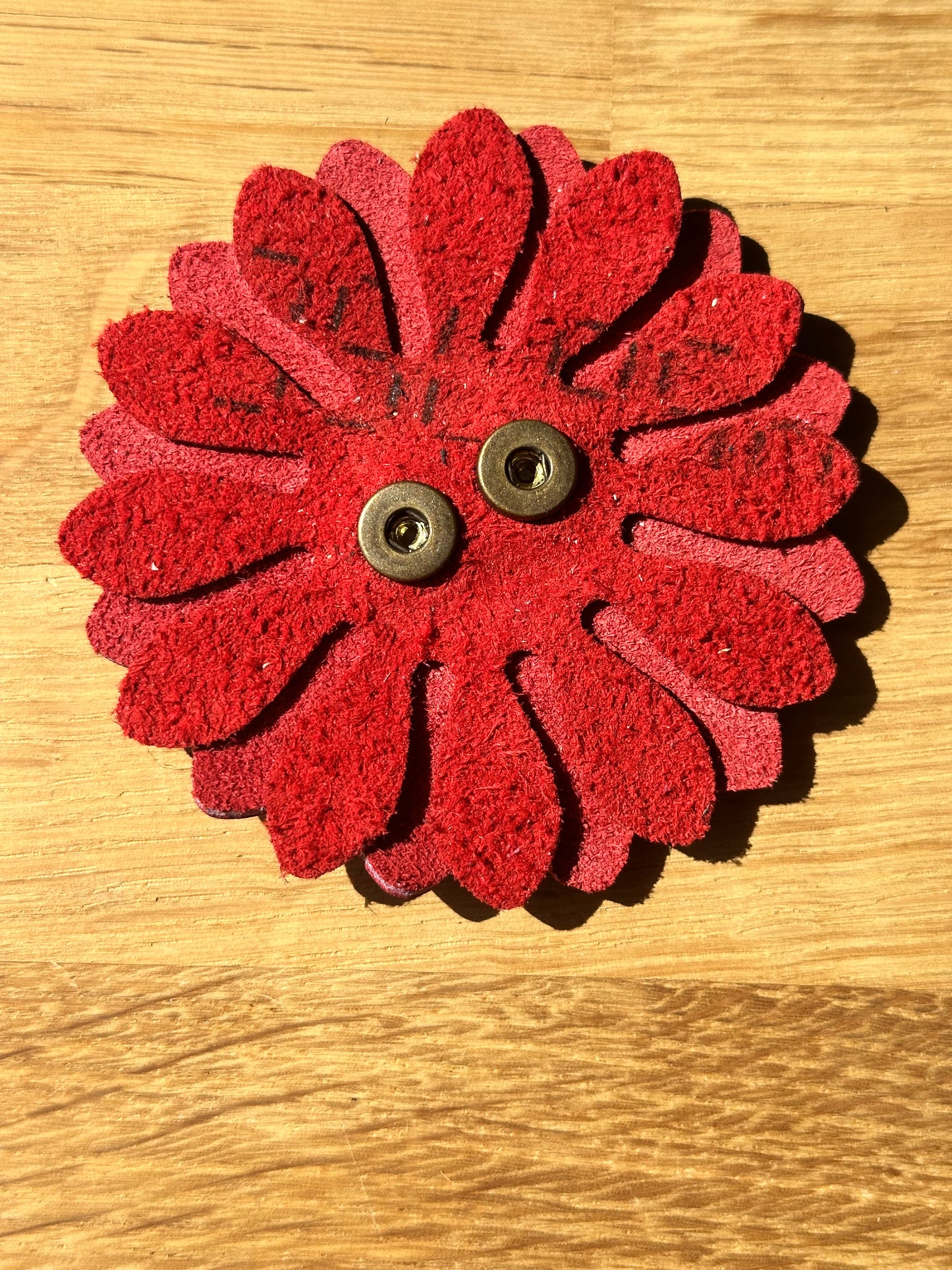Stor rød blomst