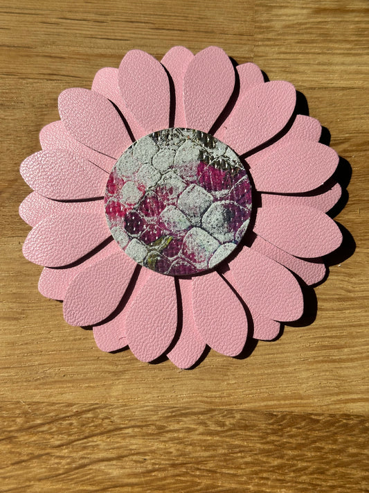 Stor lyserød blomst