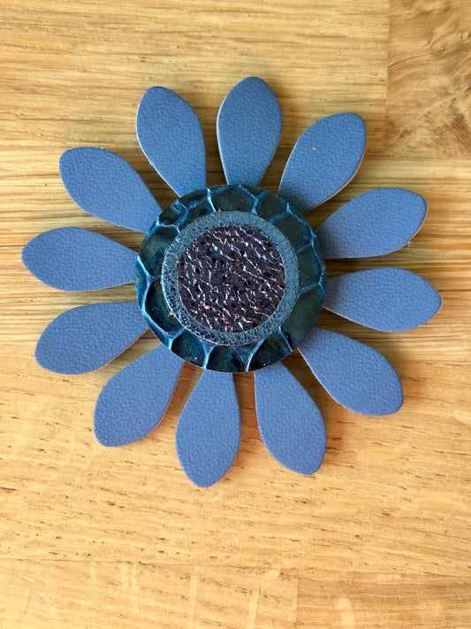 Stor blå blomst