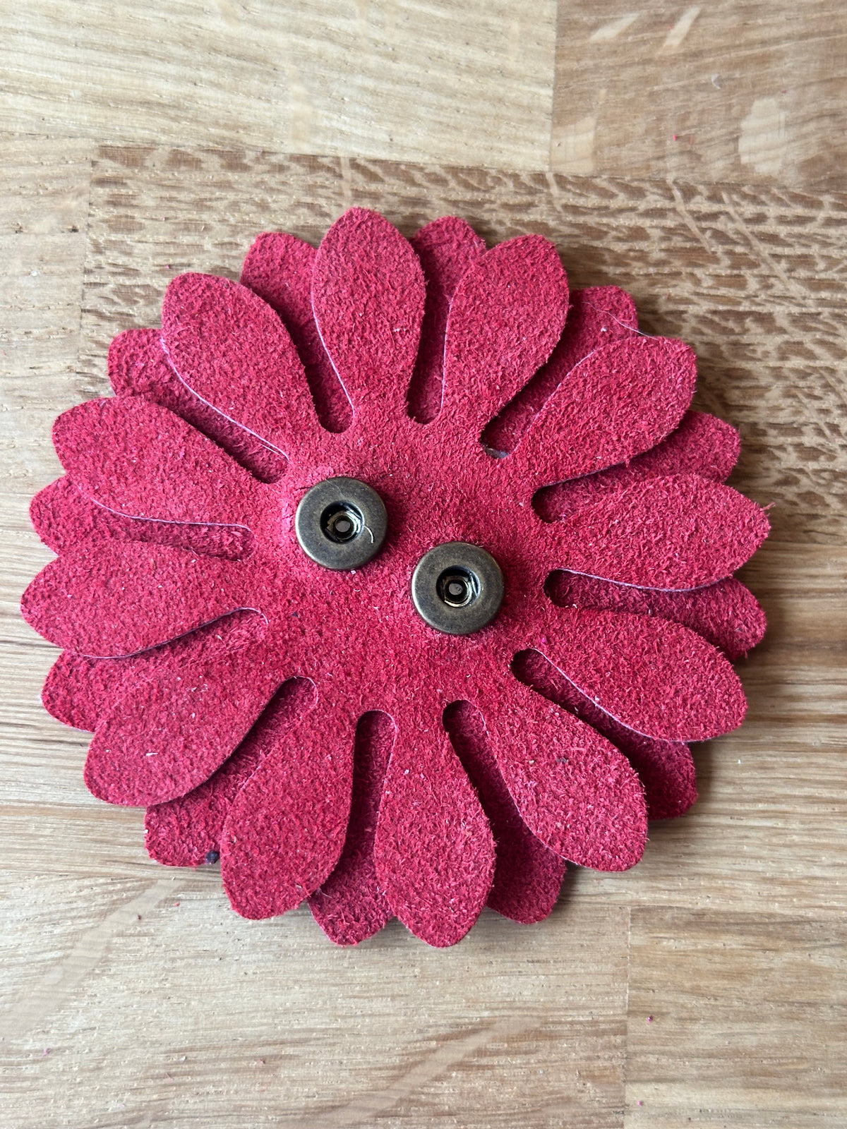 Stor rød blomst
