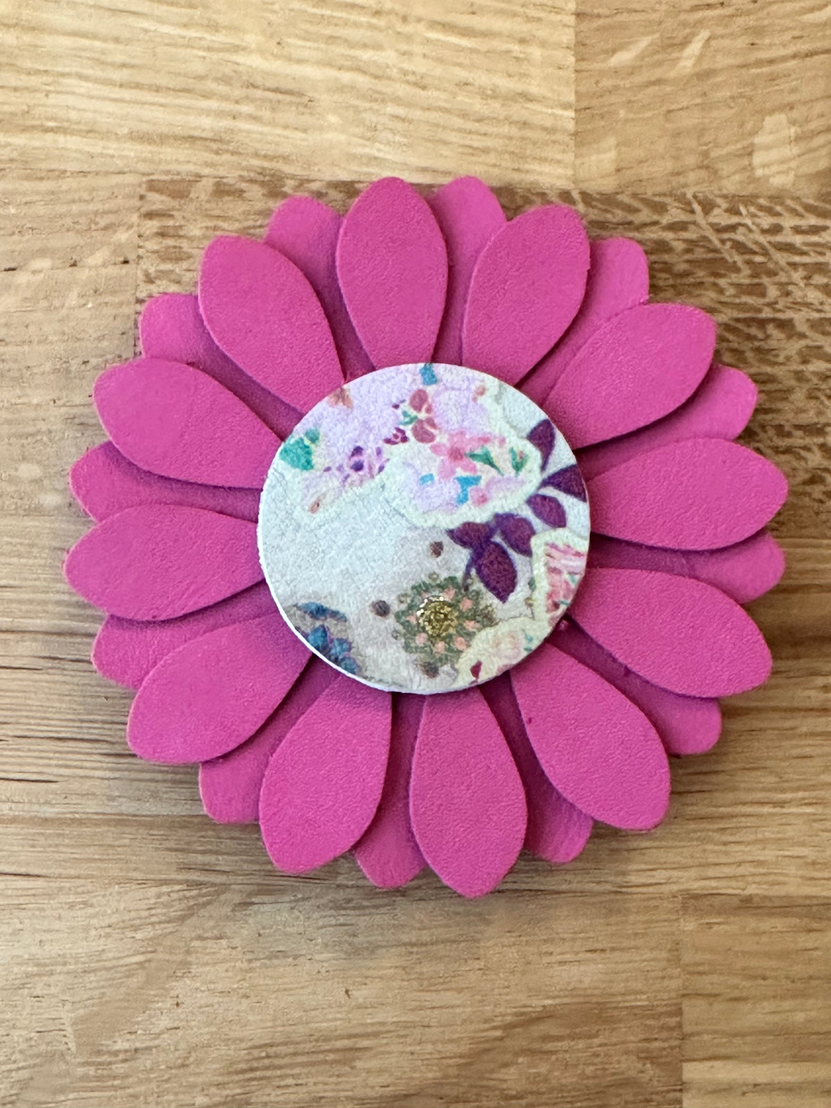 Stor lyserød blomst