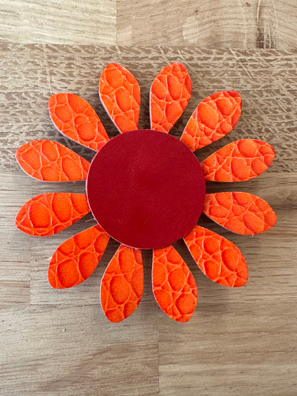 Stor orange blomst