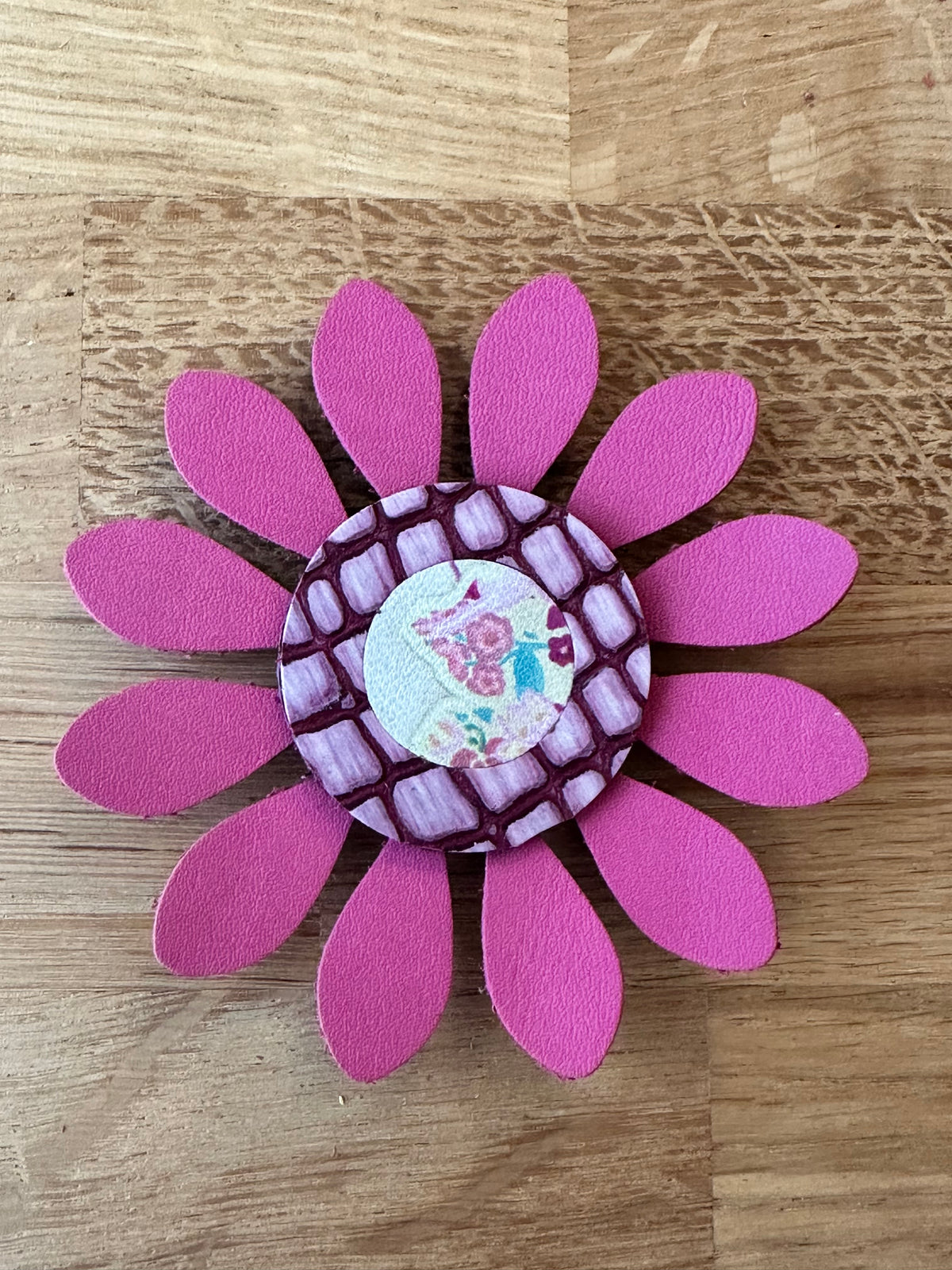 Stor lyserød blomst