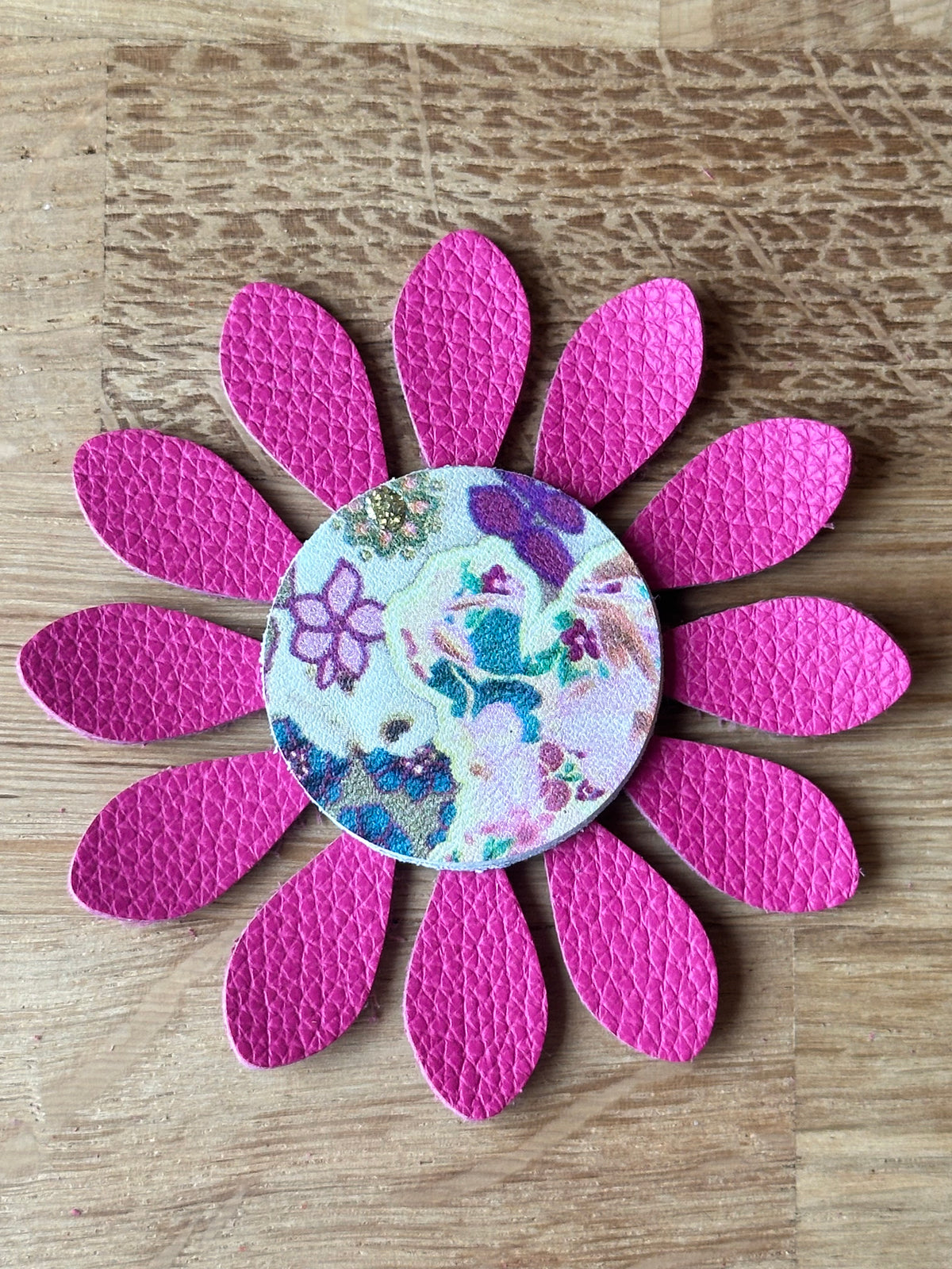 Stor lyserød blomst