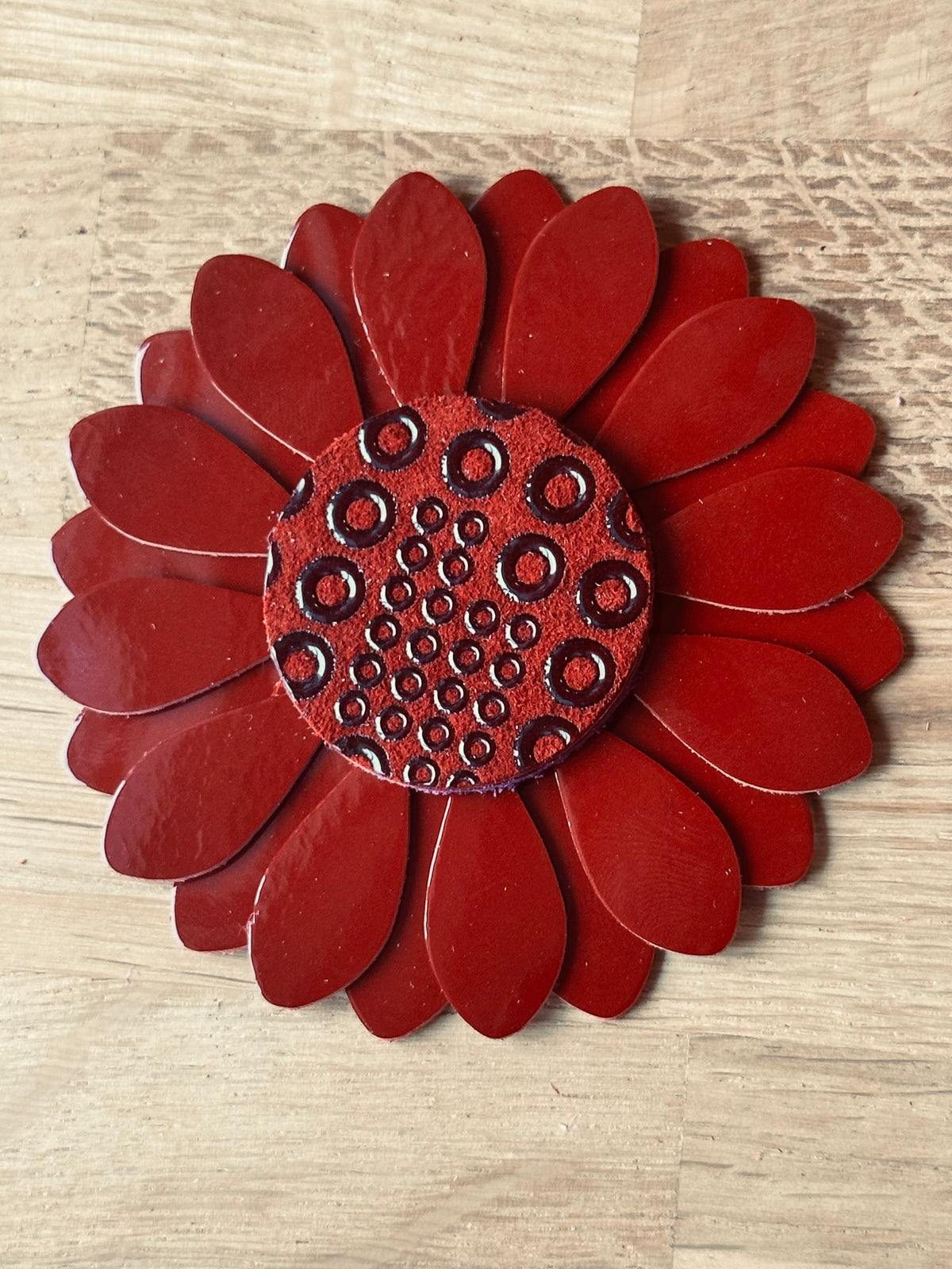 Stor rød blomst