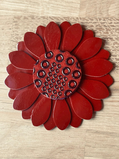 Stor rød blomst