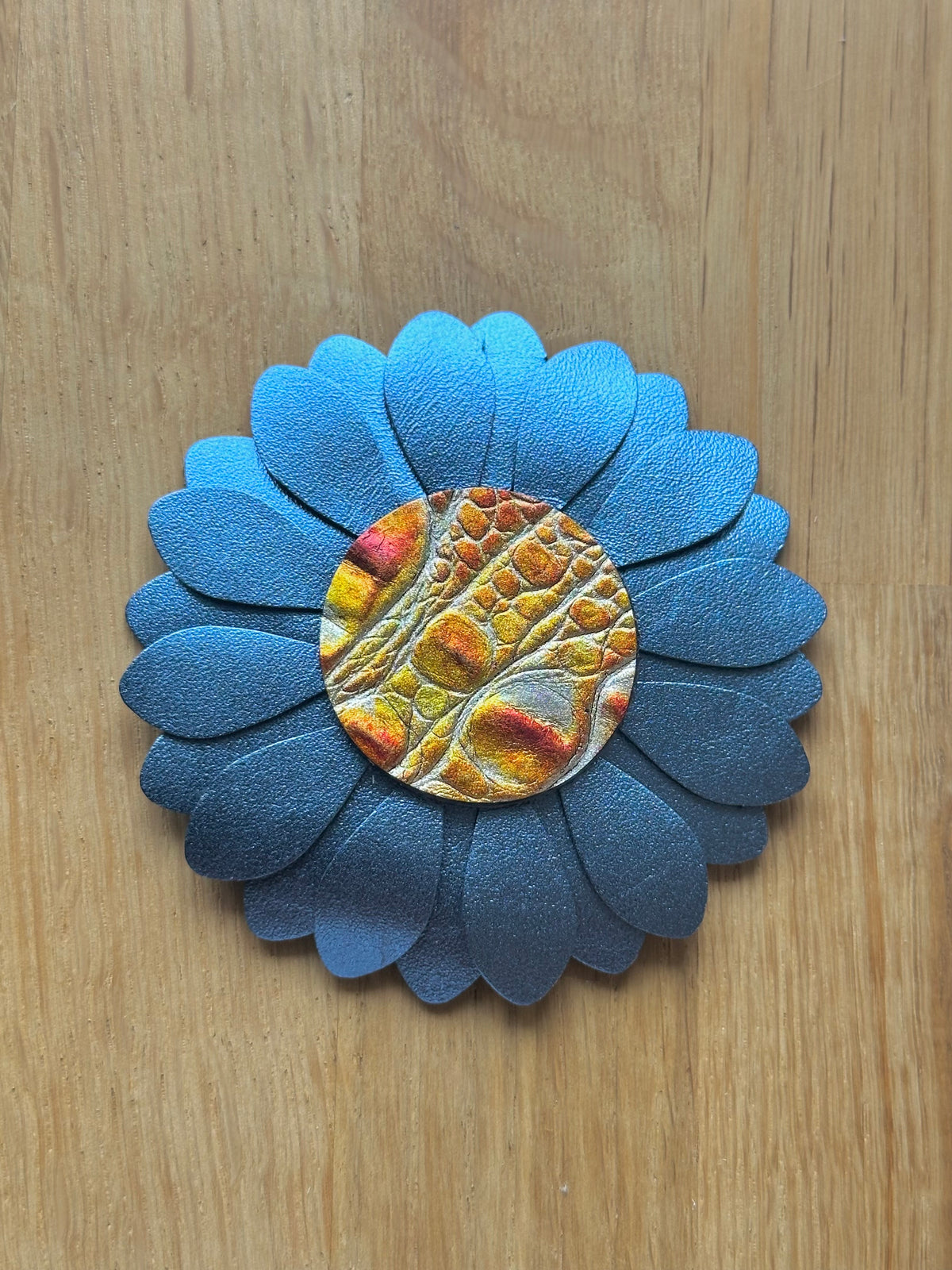 Stor blå blomst